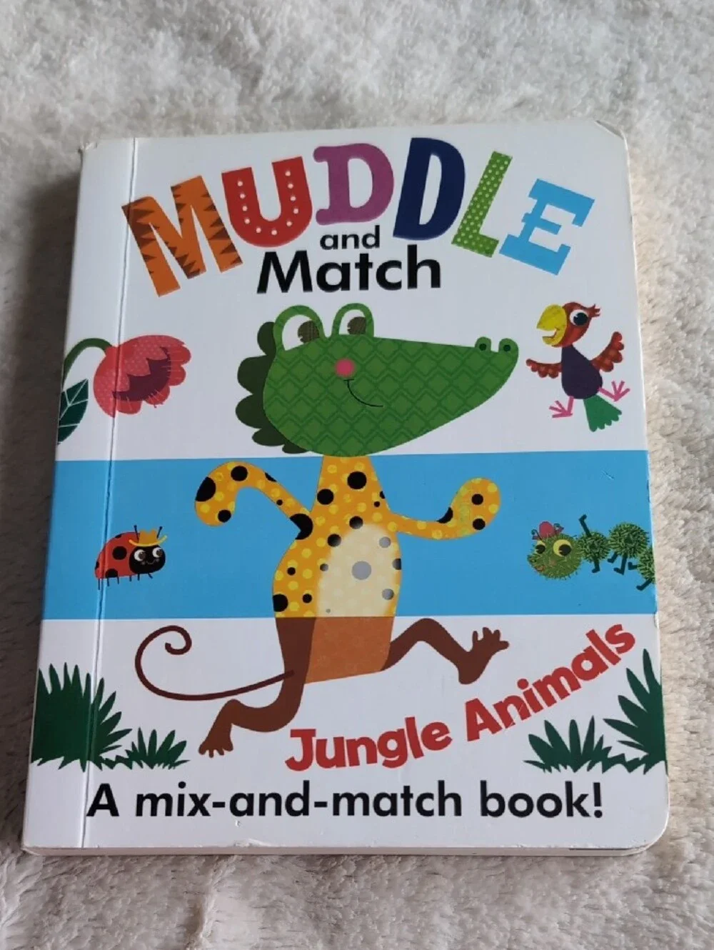 Kids Muddle And Match Board Book Set Jungle, Monsters & Adventure Mix & Match